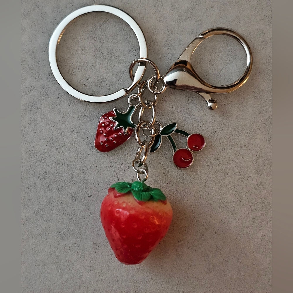 Strawberry Bag Charm/Keychain